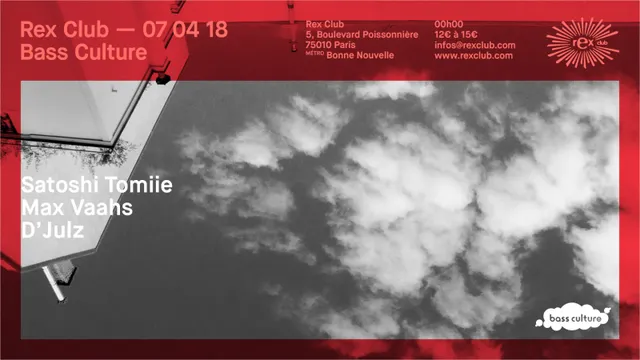 Bass Culture: Satoshi Tomiie, Max Vaahs, D'Julz