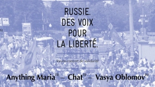 Forum-concert Russie - des voix pour la liberté