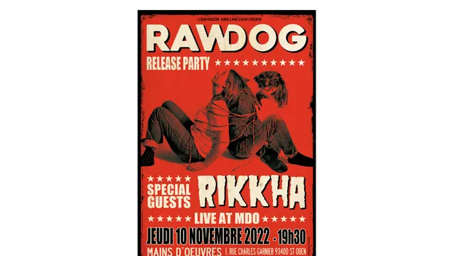 Release Party Rawdog + Rikkha