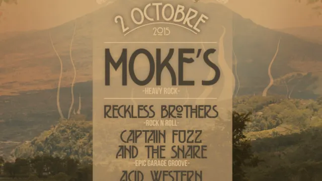 Le Fake : Moke's + Reckless Brothers + Captain Fuzz & The Snare + Acid Western en concert
