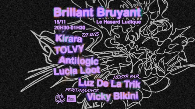 Brillant Bruyant soirée queer bass music