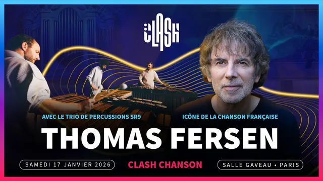CLASH concert avec Thomas Fersen & le Trio SR9