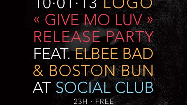 Logo Release Party W Logo, Boston Bun, Elbee Bad