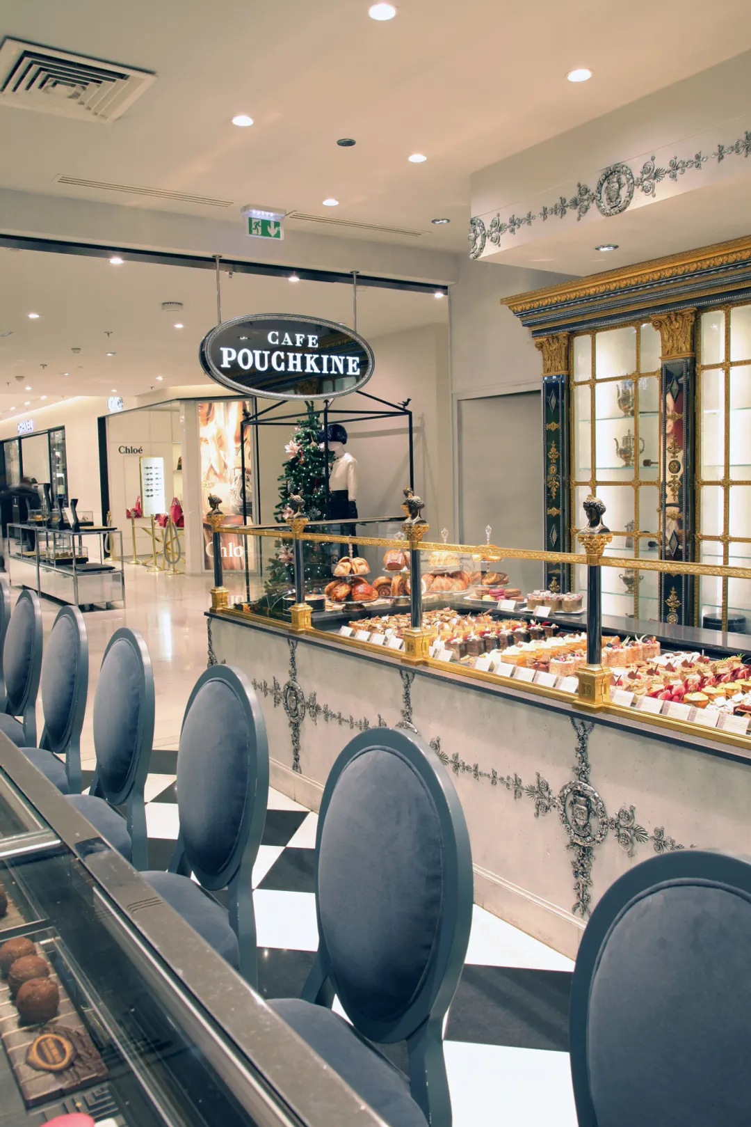 Le Café Pouchkine Haussmann Restaurant Shop Paris