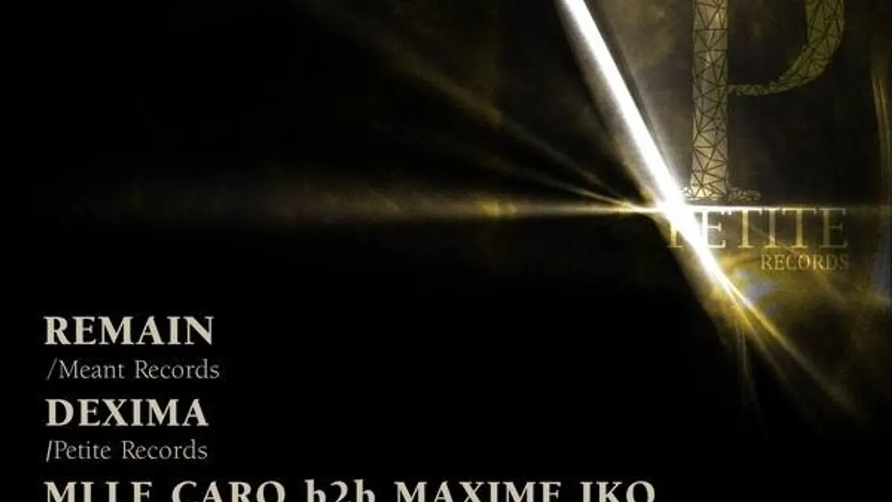 PETITE RECORDS : Remain, Dexima, Mlle Caro, Maxime Iko