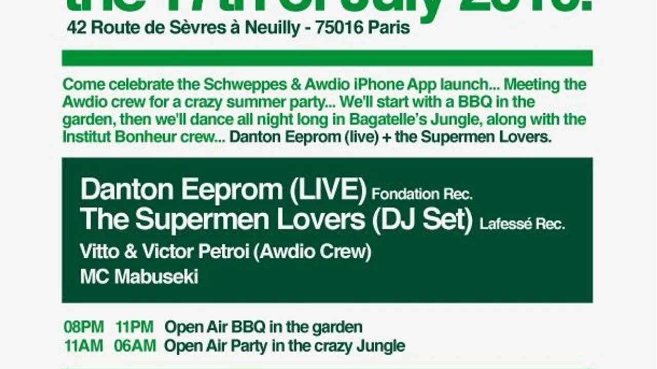 Awdio Party In The Bagatelle Jungle!