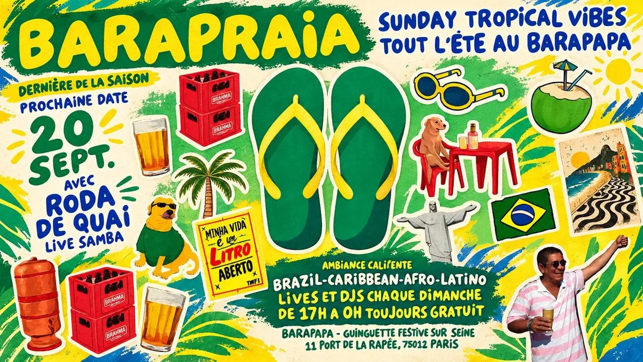 Barapraïa - Sunday Tropical vibes au Barapapa !