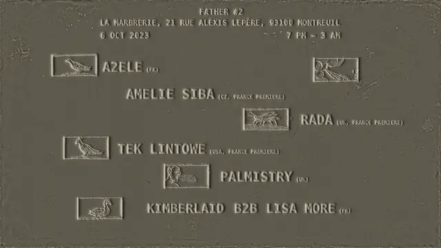 FÆTHER #2 : PALMISTRY, TEK LINTOWE, A2ELE, AMÉLIE SIBA, RADA & KIMBERLAID X LISA MORE