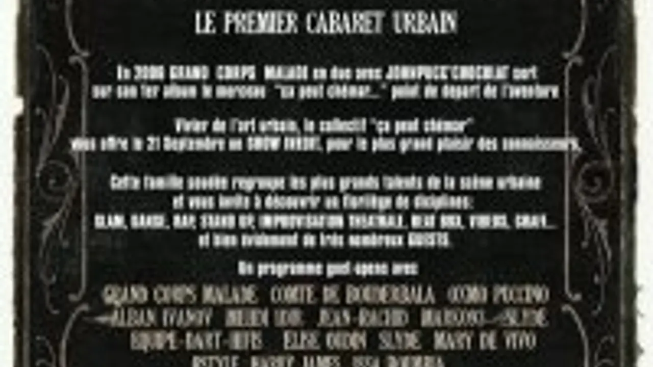 " CA PEUT CHEMAR "