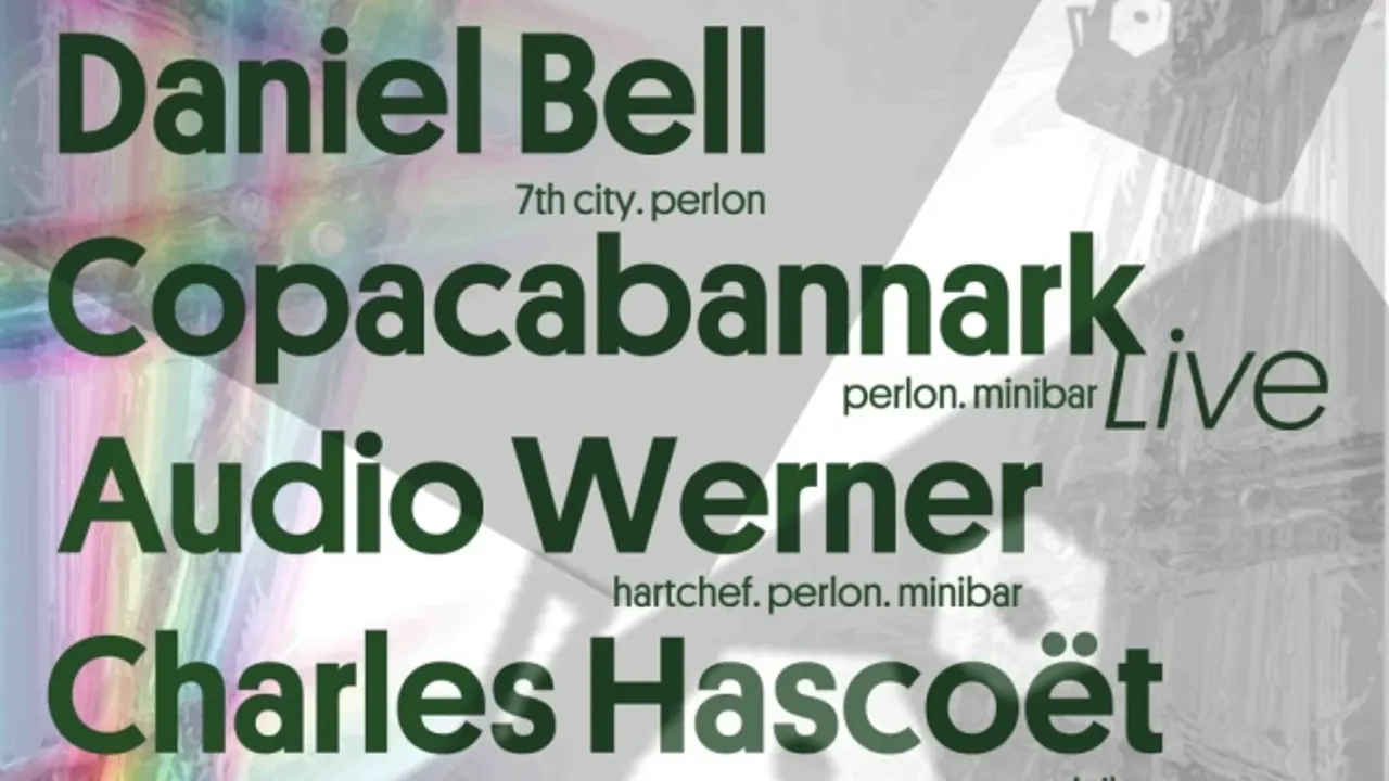 MINIBAR : AUDIO WERNER, DANIEL BELL, COPACABANNARK Live & CHARLES HASCOËT
