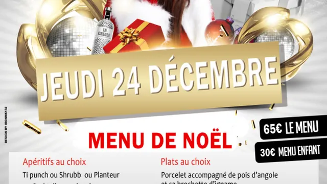 Reveillon de Noël au restaurant La Créole