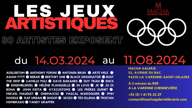 Les Jeux artistisques : 30 artistes exposent !
