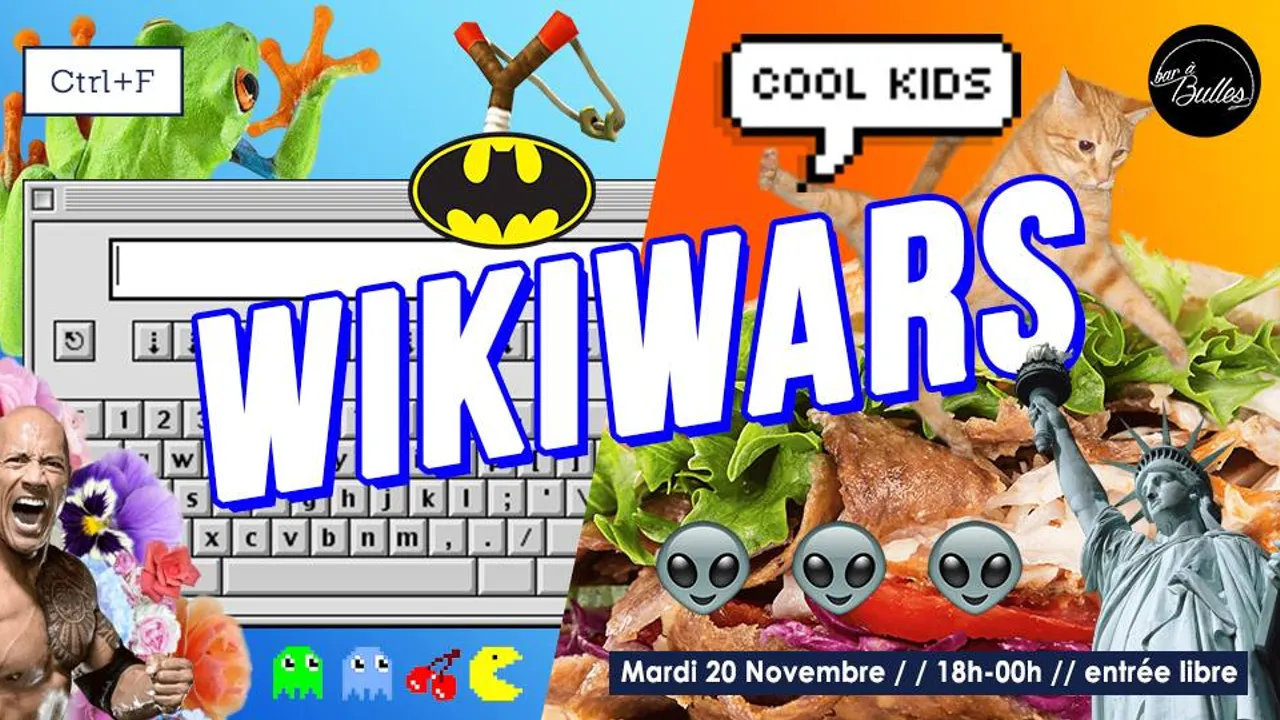 Les Wikiwars au Bar à Bulles