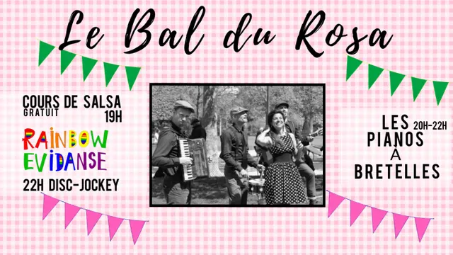 Le Bal du Rosa : Le Bal Guinguette avec les Pianos à Bretelles