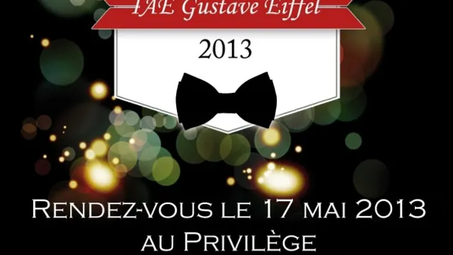 Gala IAE Gustave Eiffel 2013