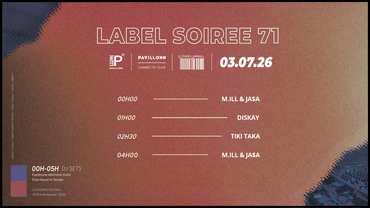 Pavillonn Label Soirée Club