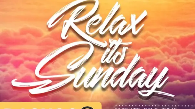 Relax it's sunday