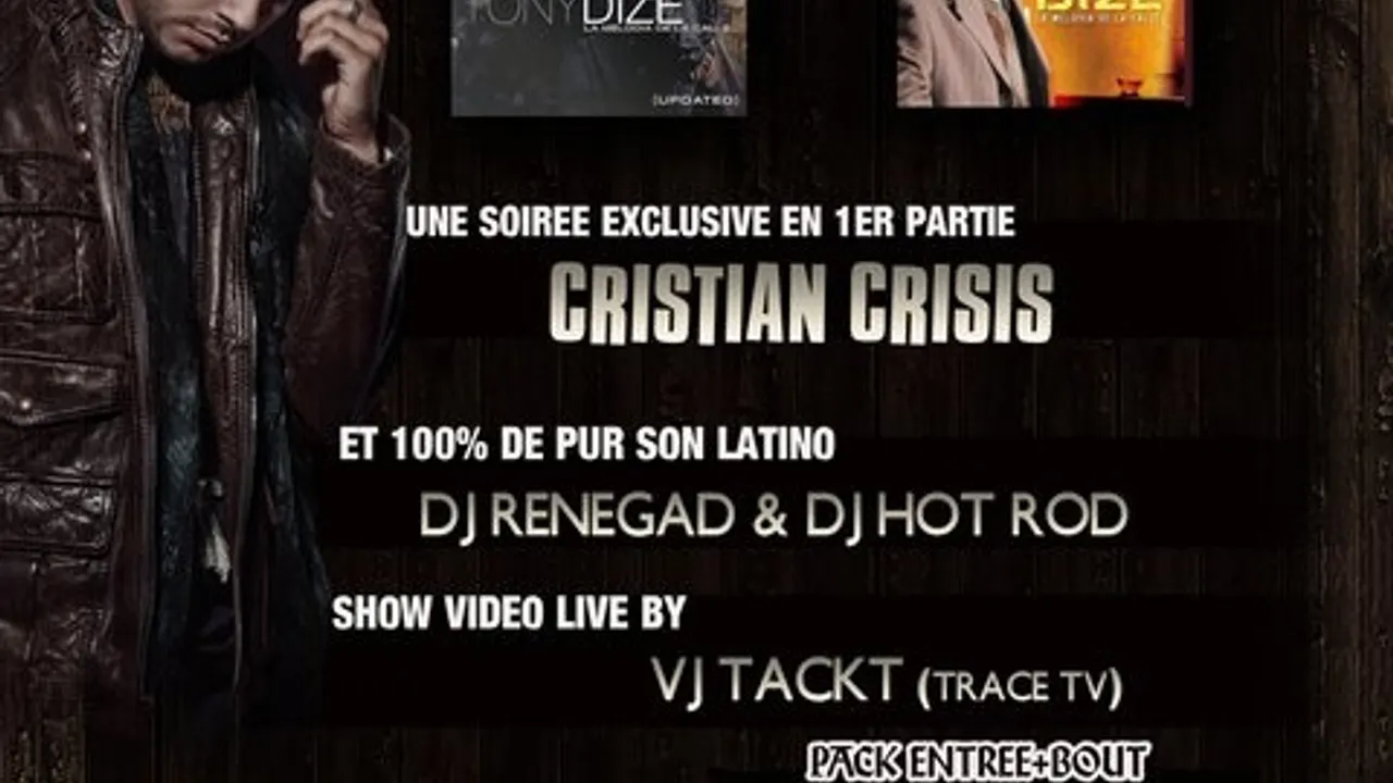 TONY DIZE en concert Live