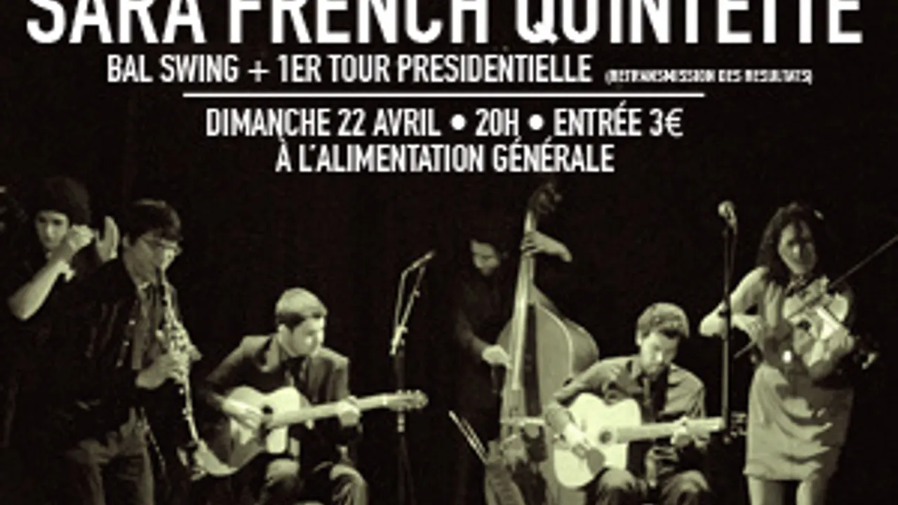 SARA FRENCH QUINTETTE SWING PARTY