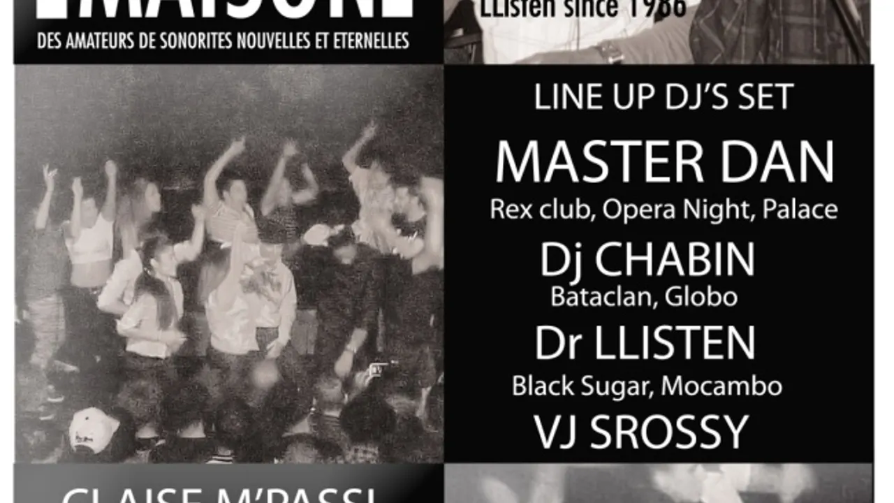 Party à la maison fête le Funk guest Dj Chabin, Dr Llisten, Master Dan