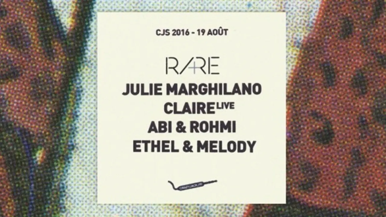 CJS 2016 RA+RE Records : Julie Marghilano, Claire live, Abi, Rohmi