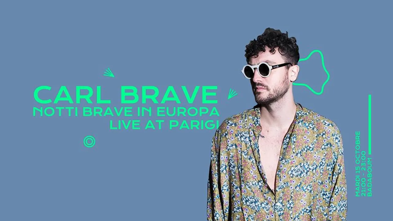 Carl Brave live a Parigi