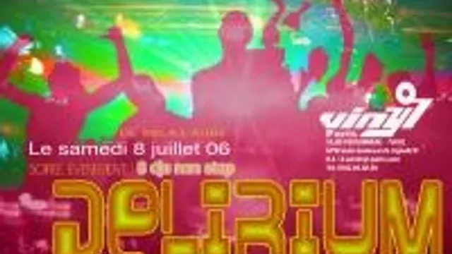 Delirium 8 Dj’s ! Non-stop !!!
