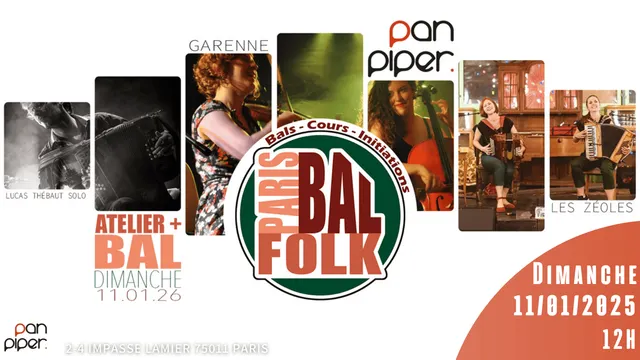 Le gros bal de Paris Bal Folk