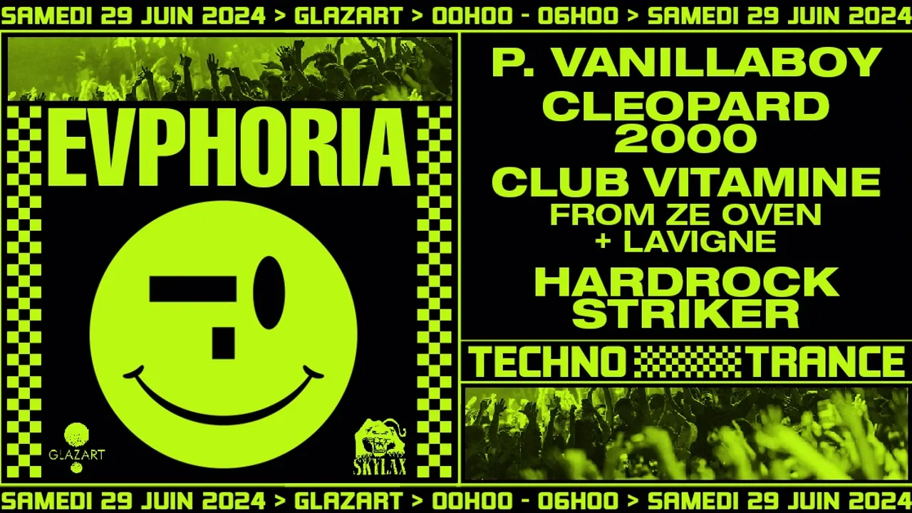 EVPHORIA x GLAZART : Cleopard2000, P.VANILLABOY & more