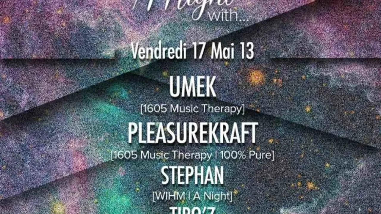 A night with : Umek & Pleasurekraft, Stephan & Tibo'z