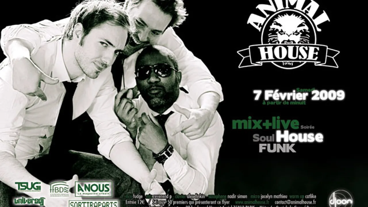 Animal House - MIX+Live - House Soul Funk