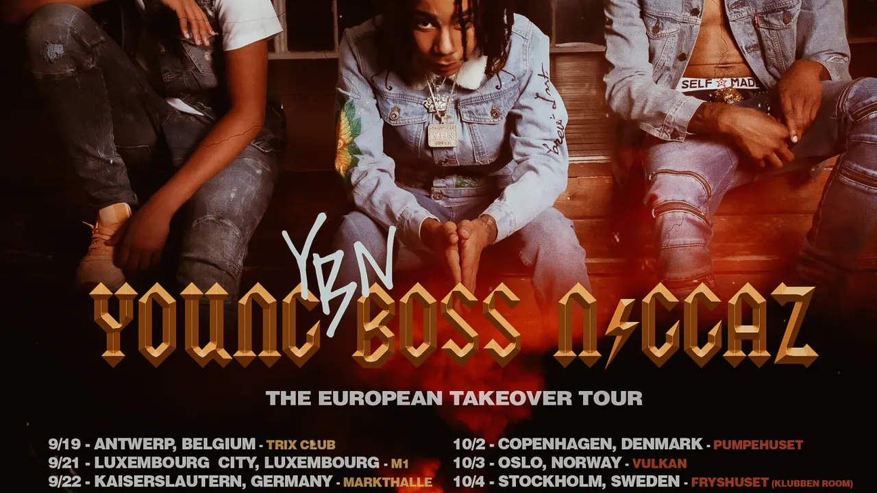 YBN en concert à Paris: YBN Nahmir, YBN Almighty Jay, YBN Cordae