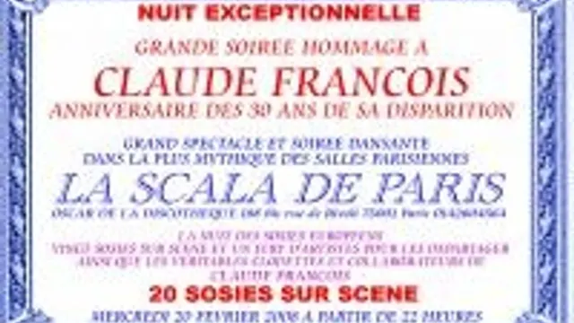 Hommage A Claude Francois