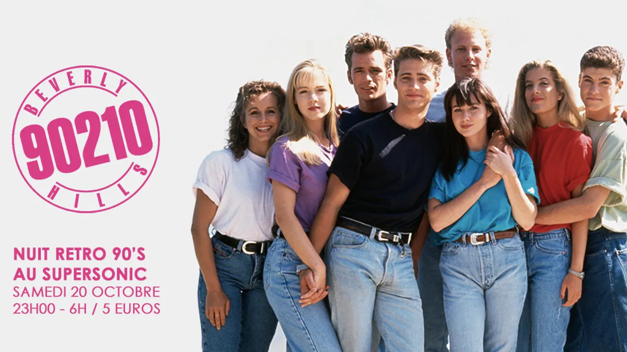 Beverly Hills 90210 Nuit Retro 90's au Supersonic