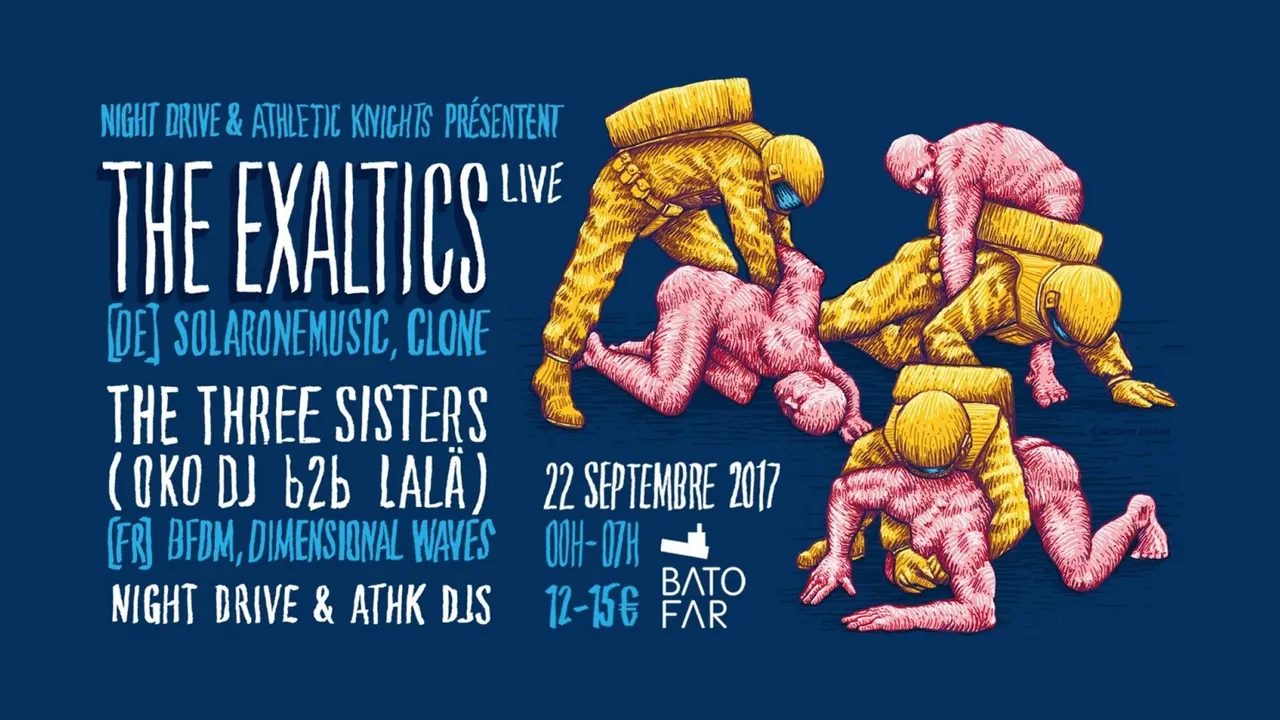 NIGHT DRIVE & ATHLETIC KNIGHTS présentent The Exaltics live