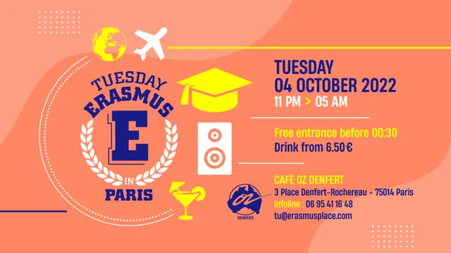 TUESDAY ERASMUS IN PARIS