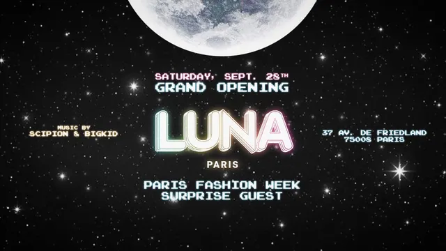 LUNA – Grand Opening BOUM BOUM CLUB