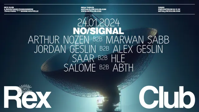 No/Signal au Rex Club