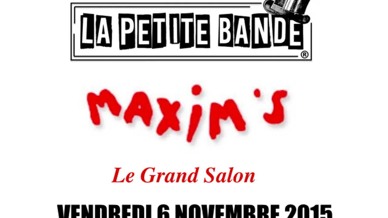 Opening Maxim's By La Petite Bande