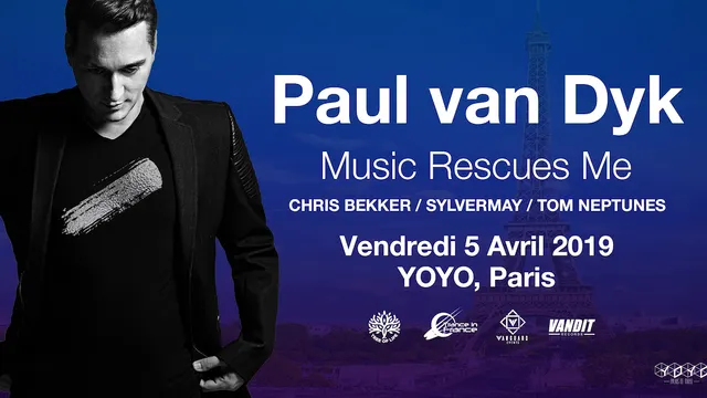 Crush : Paul van Dyk in Paris Music Rescues Me Tour