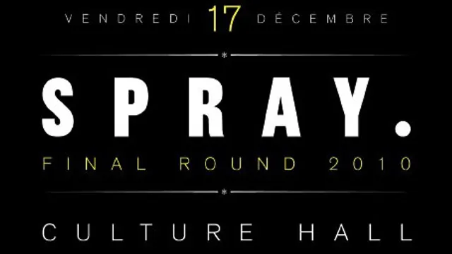 Spray Final Round 2010