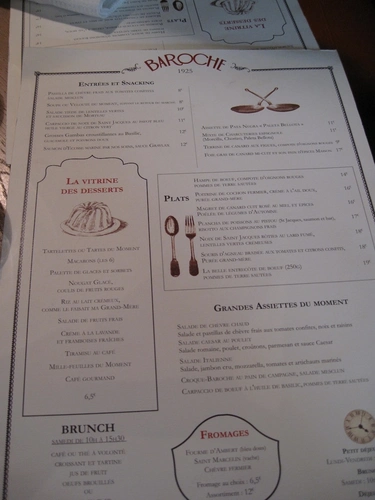 Baroche Restaurant Paris