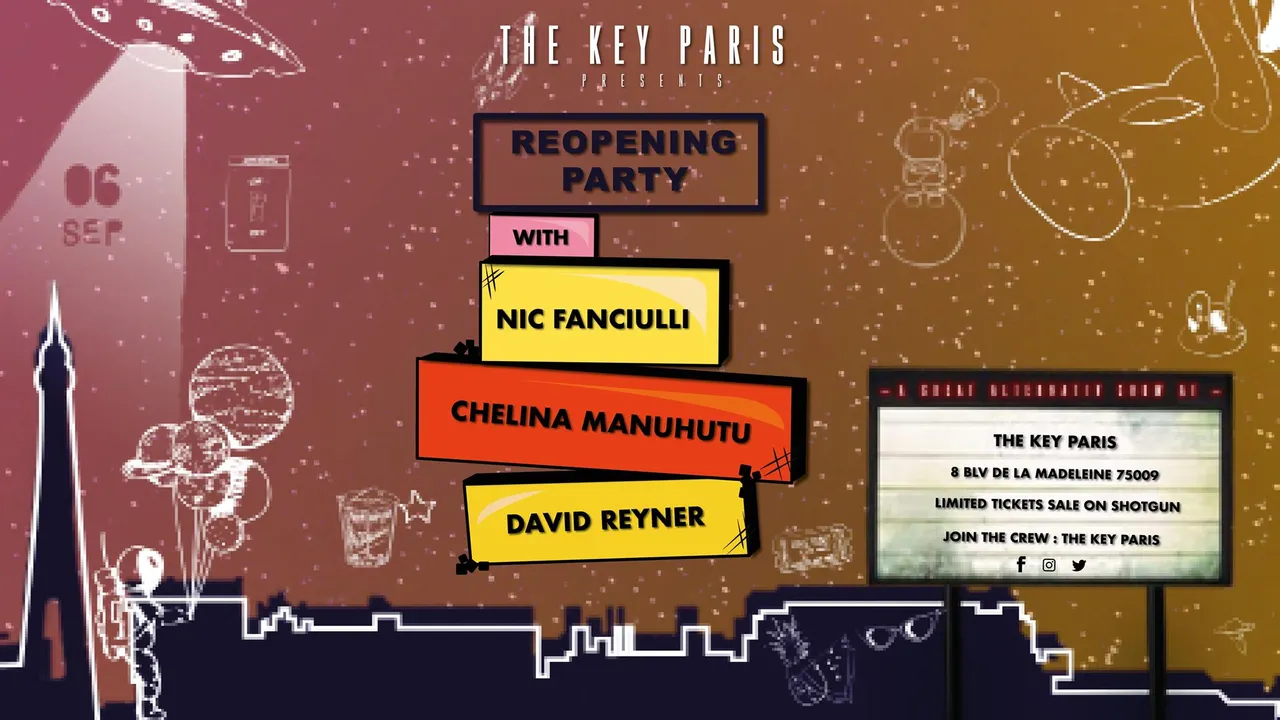 The Key Paris: Opening Season - Nic Fanciulli & Chelina Manuhutu