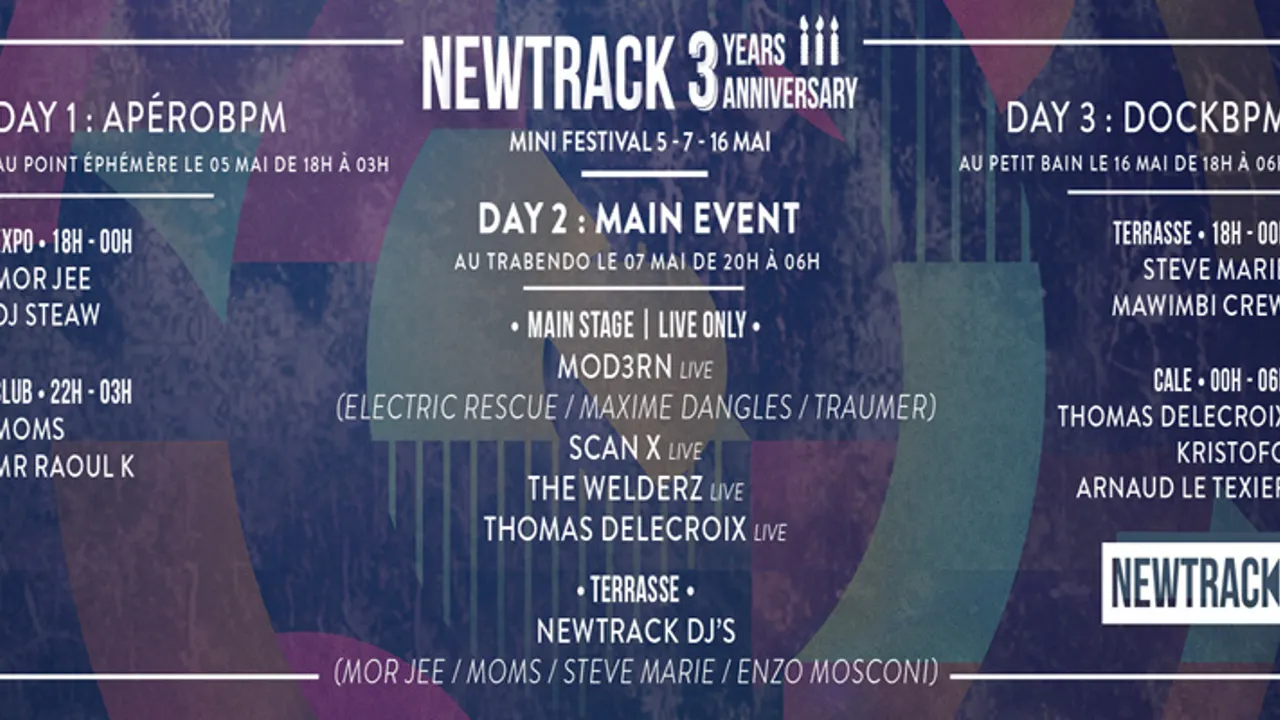 NEWTRACK 3 YEARS ANNIVERSARY | DAY 1 APEROBPM