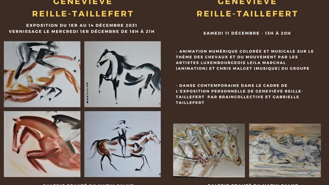 Evénement spécial pour l'exposition de Geneviève Reille-Taillefert