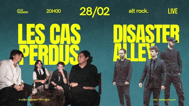 Les Cas Perdus X Disaster Alley - Live