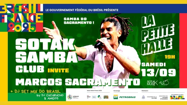 Sotak Samba Club invite Marcos Sacramento + DJ set Mix do Brasil !