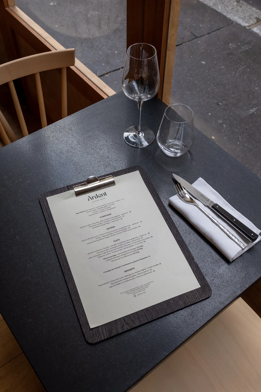 Ardent Restaurant Paris