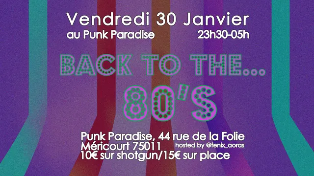 Soirée Années 80