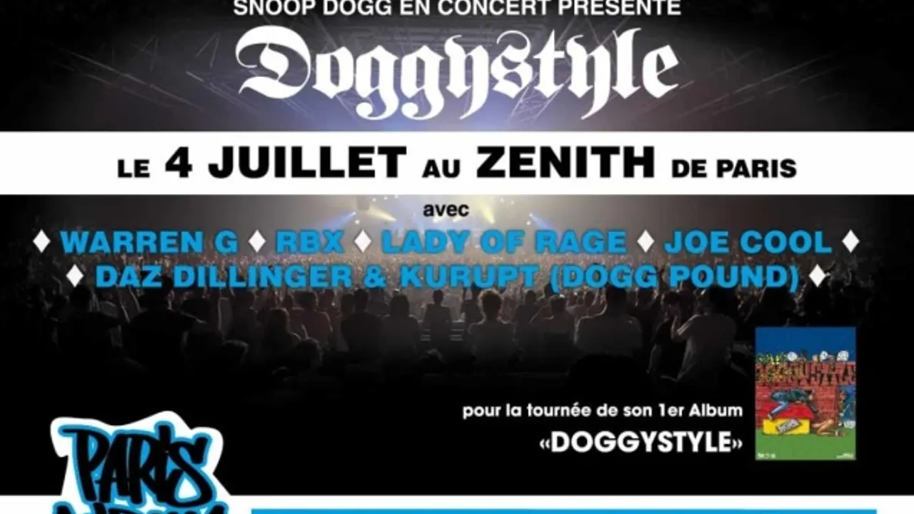 Snoop Dogg en concert - Tournée DOGGYSTYLE
